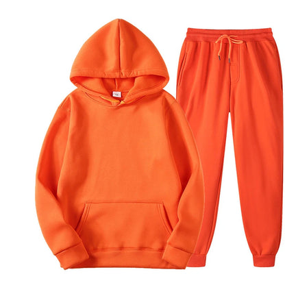 Ultimate Comfort: Men and Women Cozy Tracksuit Set for Active Lifestyles