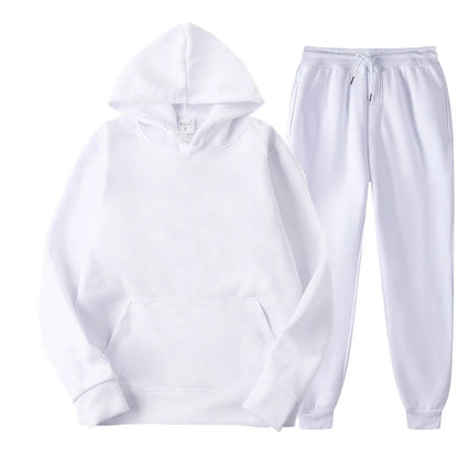 Ultimate Comfort: Men and Women Cozy Tracksuit Set for Active Lifestyles