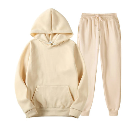 Ultimate Comfort: Men and Women Cozy Tracksuit Set for Active Lifestyles